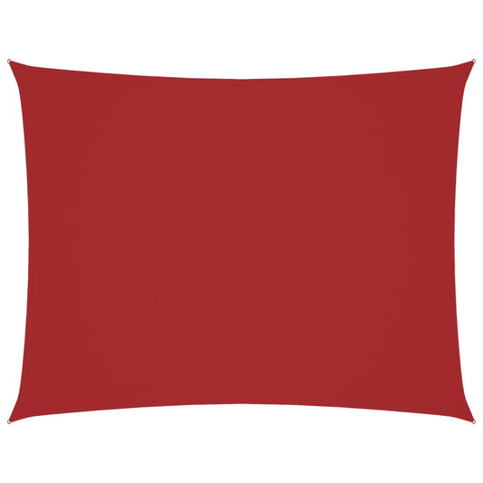 vidaXL Πανί Σκίασης Ορθογώνιο Κόκκινο 4 x 6 μ. από Ύφασμα Oxford
