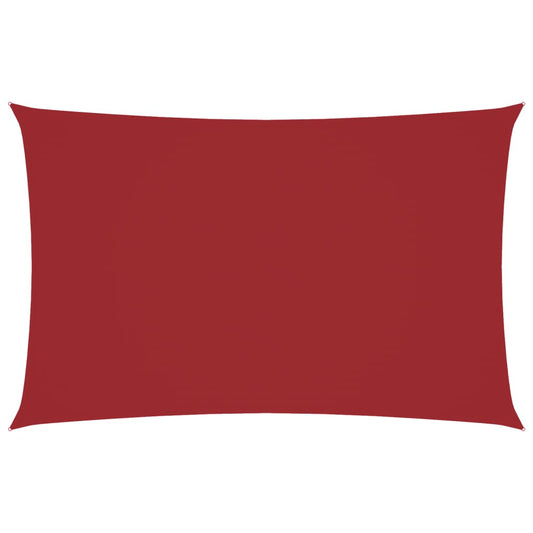 vidaXL Πανί Σκίασης Ορθογώνιο Κόκκινο 5 x 8 μ. από Ύφασμα Oxford