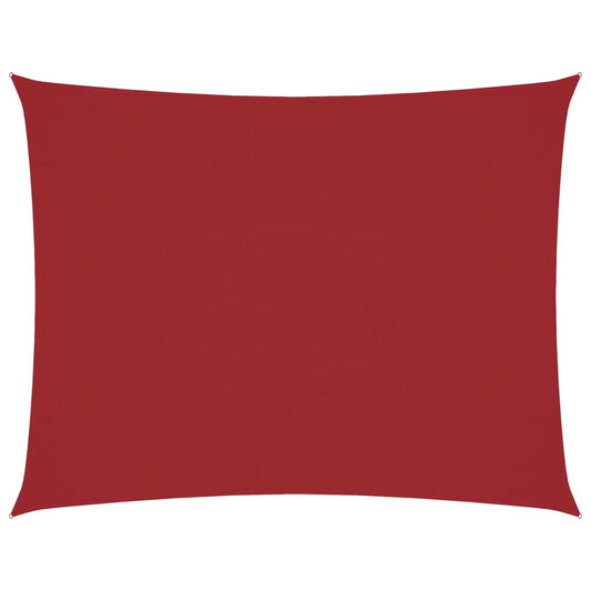 vidaXL Πανί Σκίασης Ορθογώνιο Κόκκινο 6 x 7 μ. από Ύφασμα Oxford