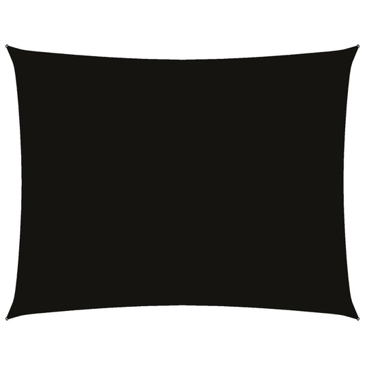 vidaXL Πανί Σκίασης Ορθογώνιο Μαύρο 2 x 3,5 μ. από Ύφασμα Oxford
