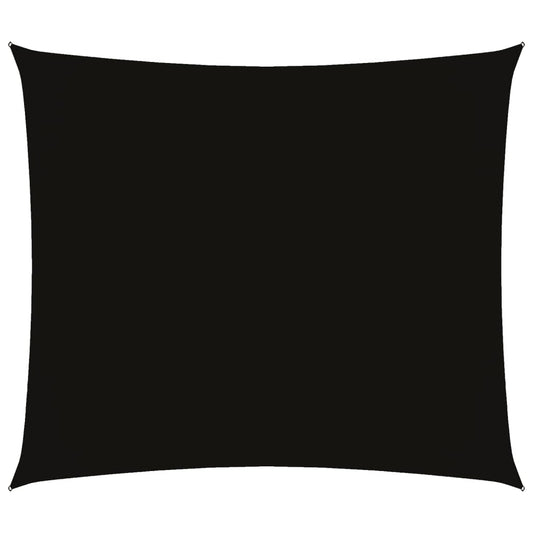 vidaXL Πανί Σκίασης Ορθογώνιο Μαύρο 2,5 x 3 μ. από Ύφασμα Oxford