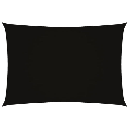 vidaXL Πανί Σκίασης Ορθογώνιο Μαύρο 3 x 5 μ. από Ύφασμα Oxford