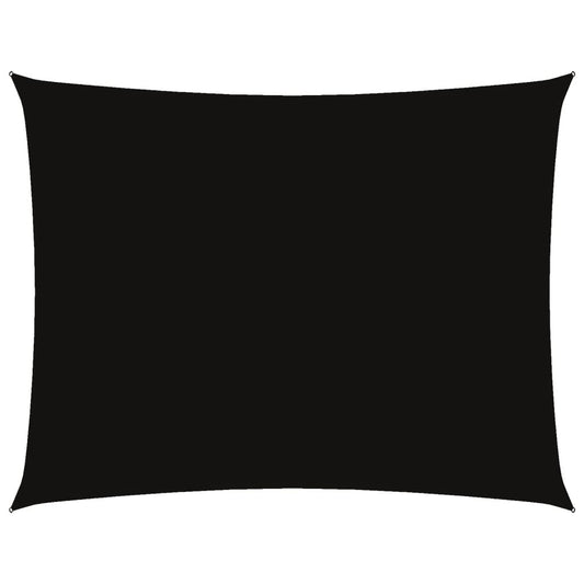 vidaXL Πανί Σκίασης Ορθογώνιο Μαύρο 5 x 6 μ. από Ύφασμα Oxford