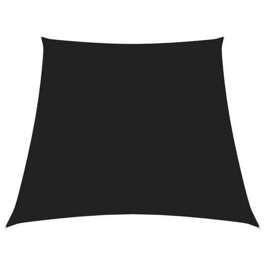 vidaXL Πανί Σκίασης Τρίγωνο Μαύρο 2/4 x 3 μ. από Ύφασμα Oxford