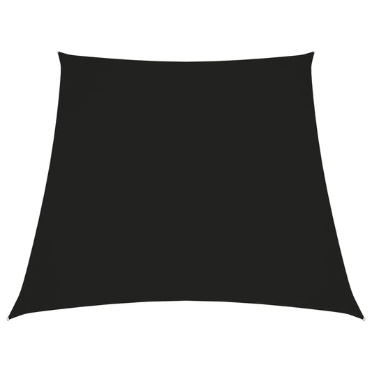 vidaXL Πανί Σκίασης Τρίγωνο Μαύρο 3/5x4 μ. από Ύφασμα Oxford