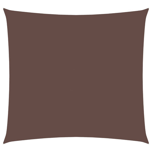 vidaXL Πανί Σκίασης Τετράγωνο Καφέ 6 x 6 μ. από Ύφασμα Oxford