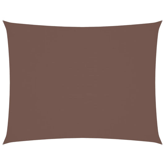 vidaXL Πανί Σκίασης Ορθογώνιο Καφέ 2 x 3,5 μ. από Ύφασμα Oxford