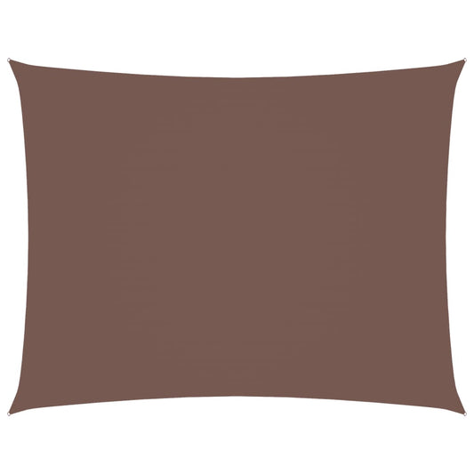 vidaXL Πανί Σκίασης Ορθογώνιο Καφέ 3 x 4,5 μ. από Ύφασμα Oxford