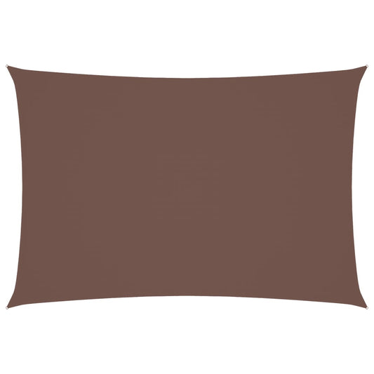vidaXL Πανί Σκίασης Ορθογώνιο Καφέ 3 x 5 μ. από Ύφασμα Oxford