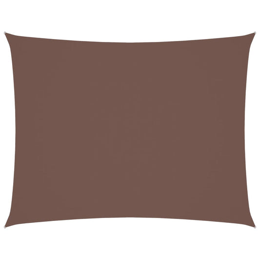vidaXL Πανί Σκίασης Ορθογώνιο Καφέ 4 x 6 μ. από Ύφασμα Oxford