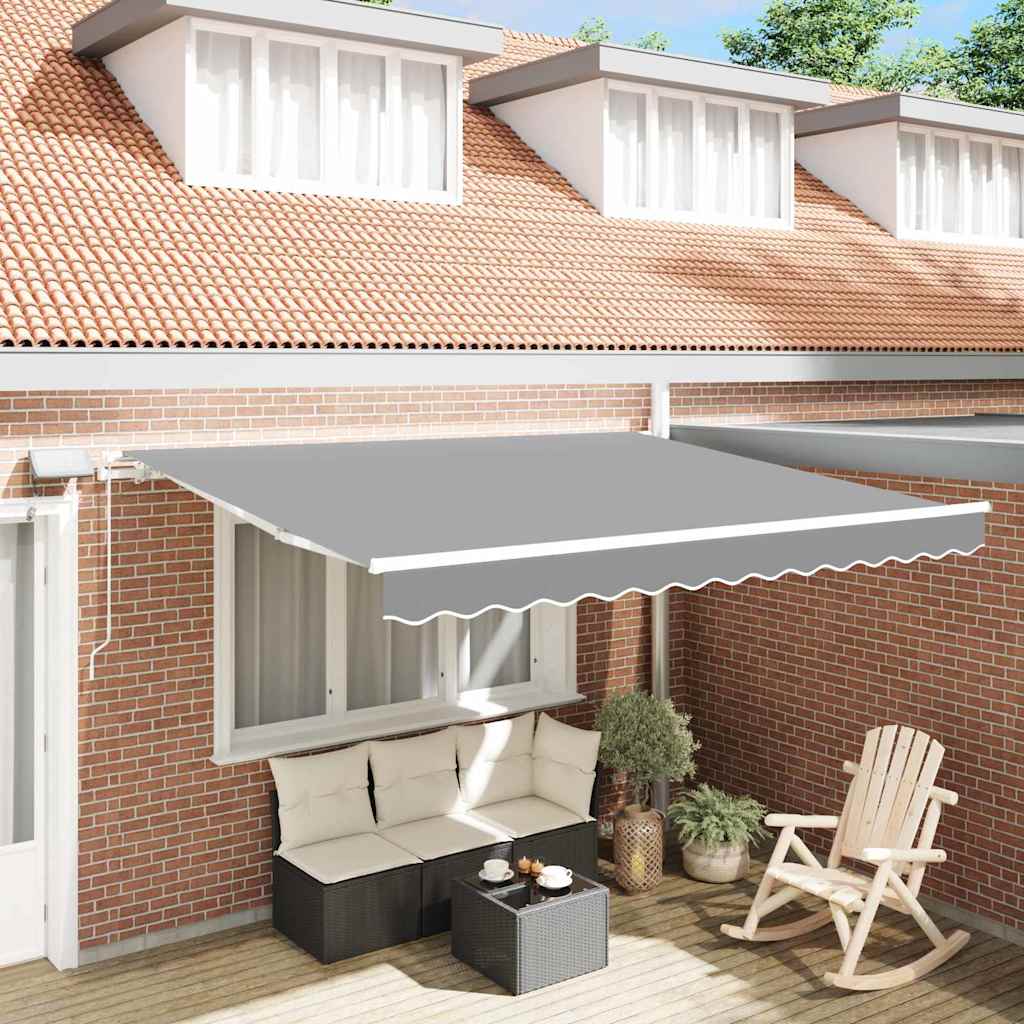 vidaXL Σκελετός Τέντας Λευκό 300 x 250 εκ Αλουμίνιο