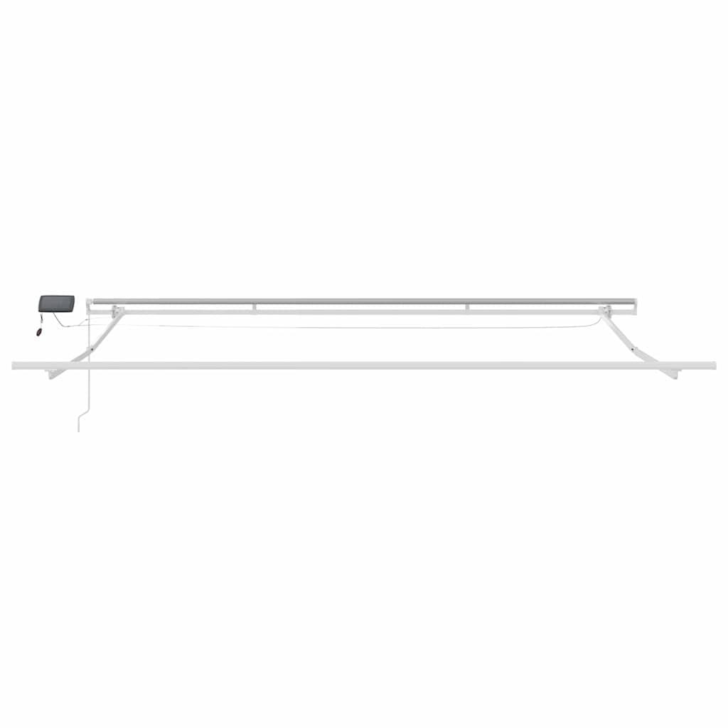 vidaXL Σκελετός Τέντας Λευκό 450 x 350 εκ Αλουμίνιο