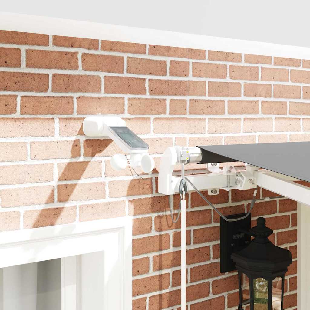vidaXL Ηλεκτρικός Σκελετός Τέντας με LED και Αισθητήρα 3 x 2,5 m Λευκό