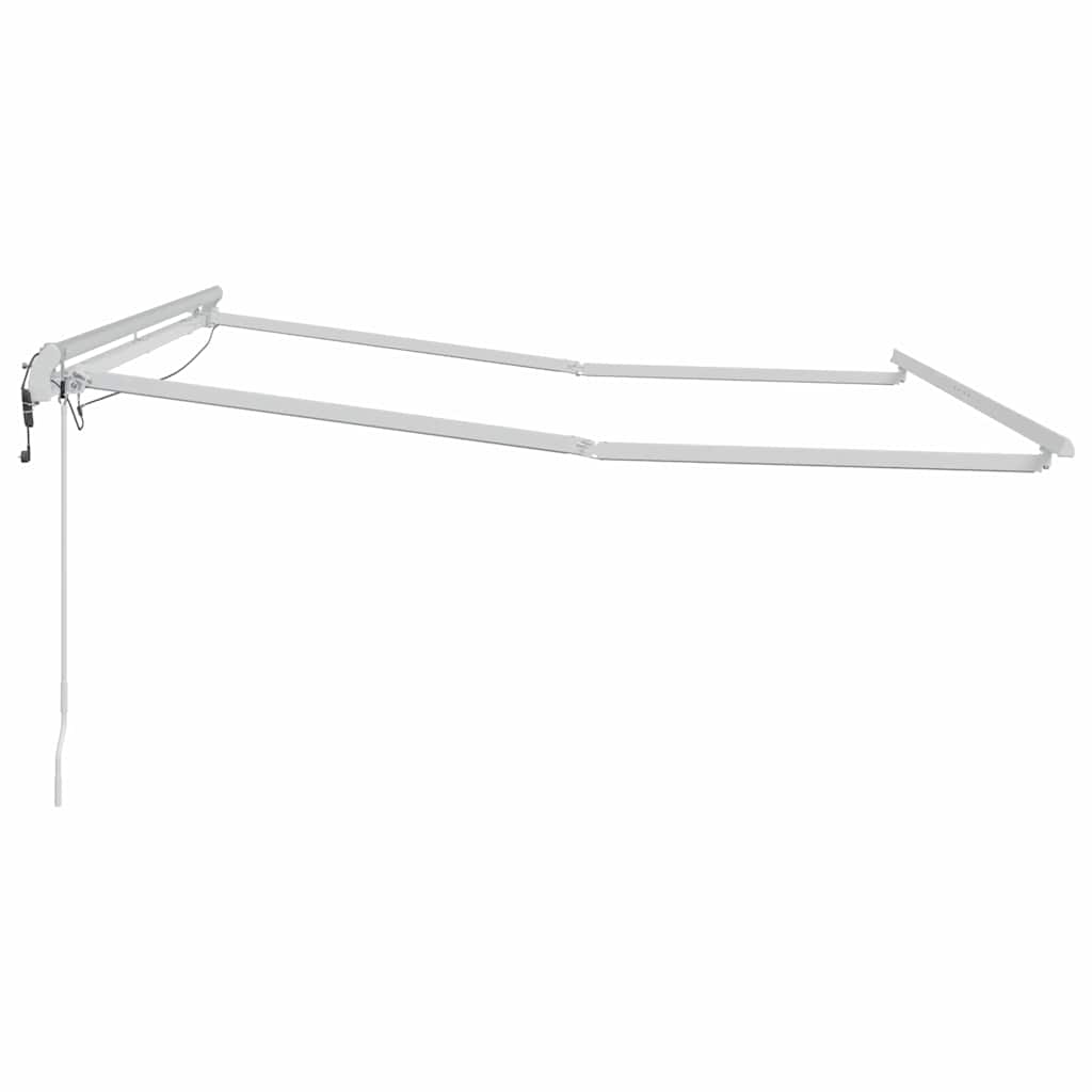 vidaXL Ηλεκτρικός Σκελετός Τέντας με LED και Αισθητήρα 3 x 2,5 m Λευκό
