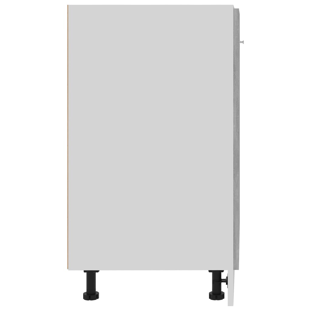 vidaXL Ντουλάπι Δαπέδου Lyon Γκρι Σκυροδέματος 60x46x81,5εκ.