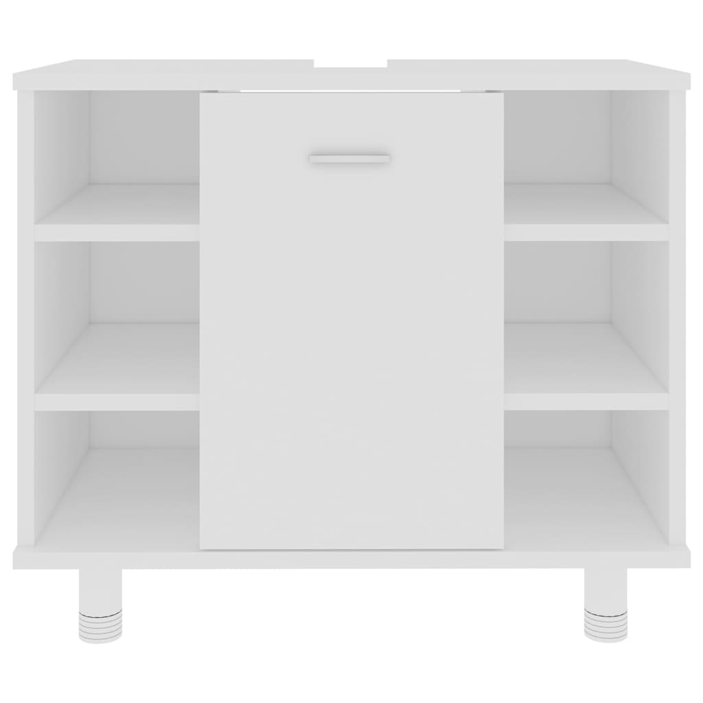 vidaXL Ντουλάπι Νιπτήρα Λευκό 60 x 32 x 53,5 εκ. Επεξ. Ξύλο