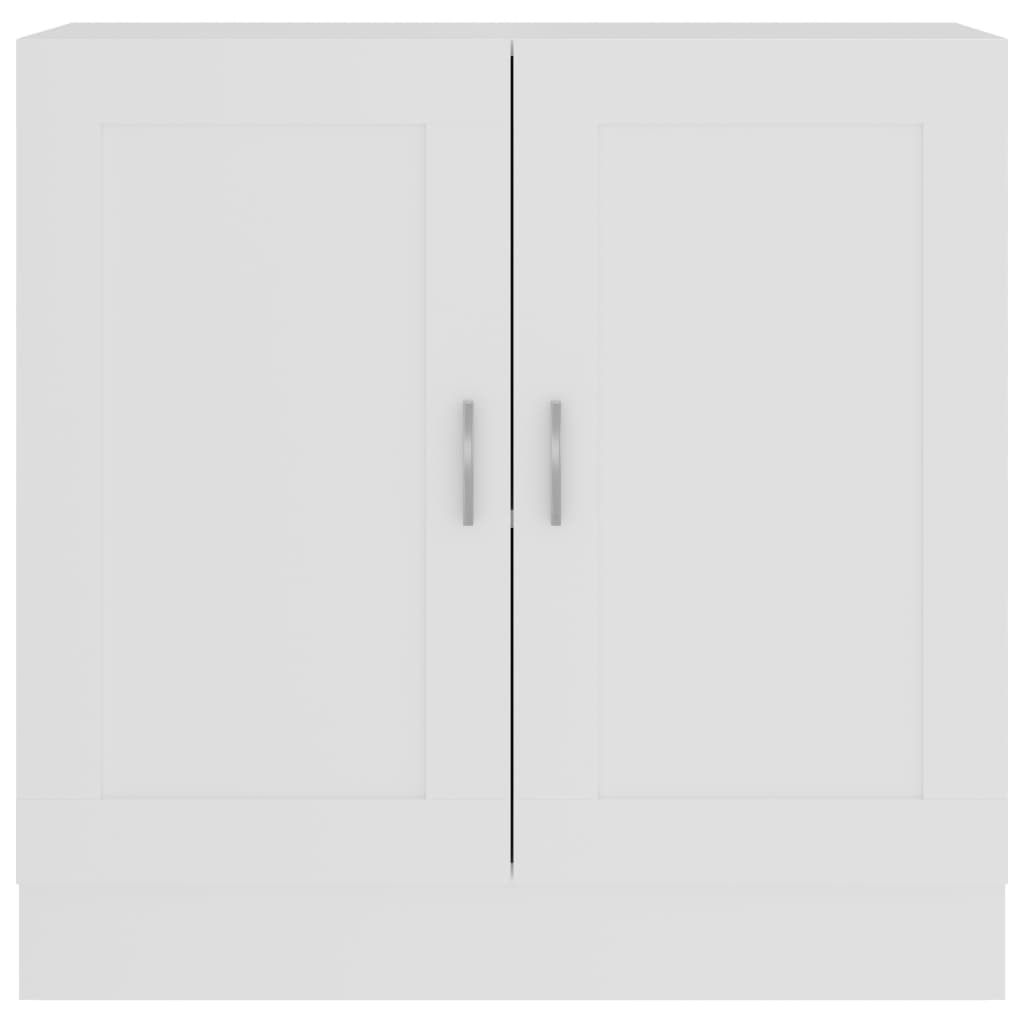 vidaXL Βιβλιοθήκη Λευκή 82,5 x 30,5 x 80 εκ. Επεξεργασμένο Ξύλο