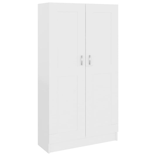 vidaXL Βιβλιοθήκη Λευκή 82,5 x 30,5 x 150 εκ. Επεξ. Ξύλο