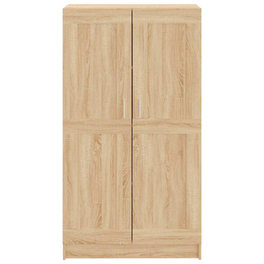 vidaXL Βιβλιοθήκη Χρώμα Sonoma Δρυς 82,5 x 30,5 x 150 εκ. Επεξ. Ξύλο
