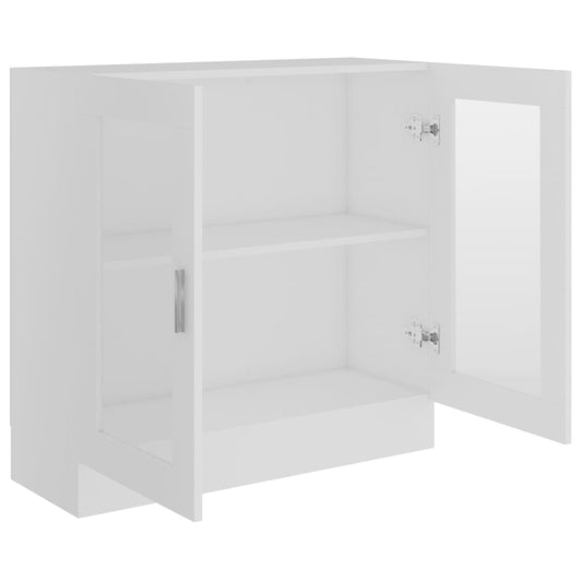 vidaXL Βιτρίνα Λευκή 82,5 x 30,5 x 80 εκ. Επεξ. Ξύλο