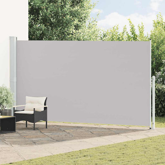 vidaXL Σκίαστρο Πλαϊνό Συρόμενο Βεράντας Γκρι 200 x 500 εκ.