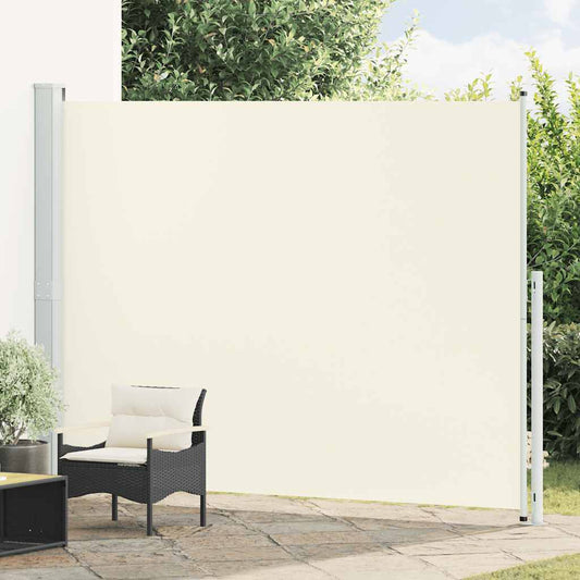 vidaXL Σκίαστρο Πλαϊνό Συρόμενο Βεράντας Κρεμ 220 x 300 εκ.