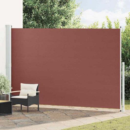 vidaXL Σκίαστρο Πλαϊνό Συρόμενο Βεράντας Καφέ 220 x 500 εκ.