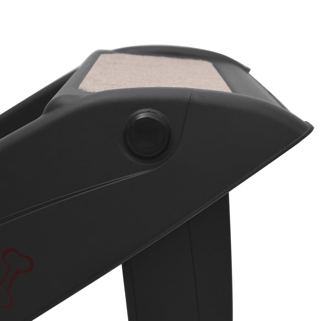 vidaXL Σκαλάκια για Σκύλους Πτυσσόμενα Μαύρα 62 x 40 x 49,5 εκ.