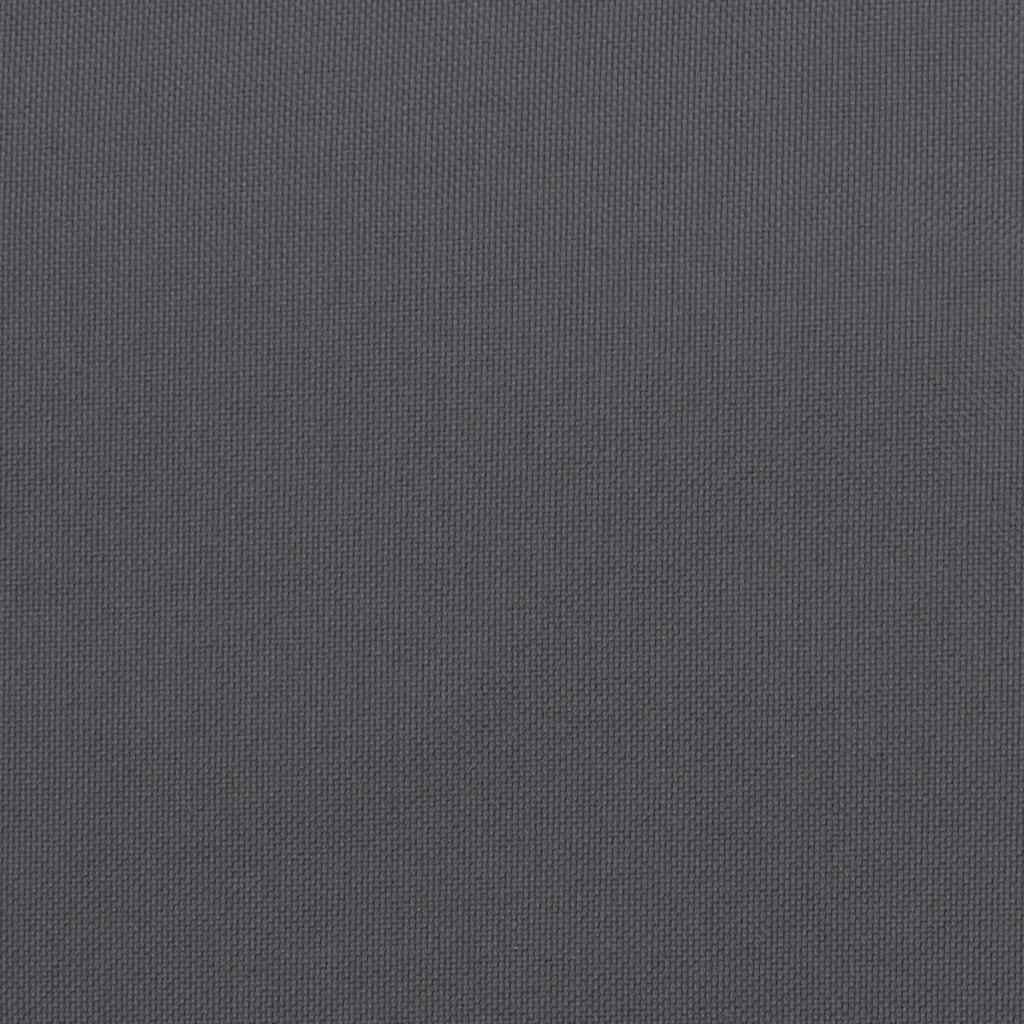 vidaXL Μαξιλάρια Καρέκλας Κήπου 4τεμ Ανθρακί 50x50x4 εκ. Oxford Ύφασμα