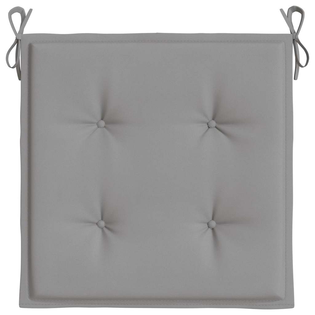 vidaXL Μαξιλάρια Καρέκλας Κήπου 6 τεμ. Γκρι 50x50x3 εκ. Ύφασμα Oxford