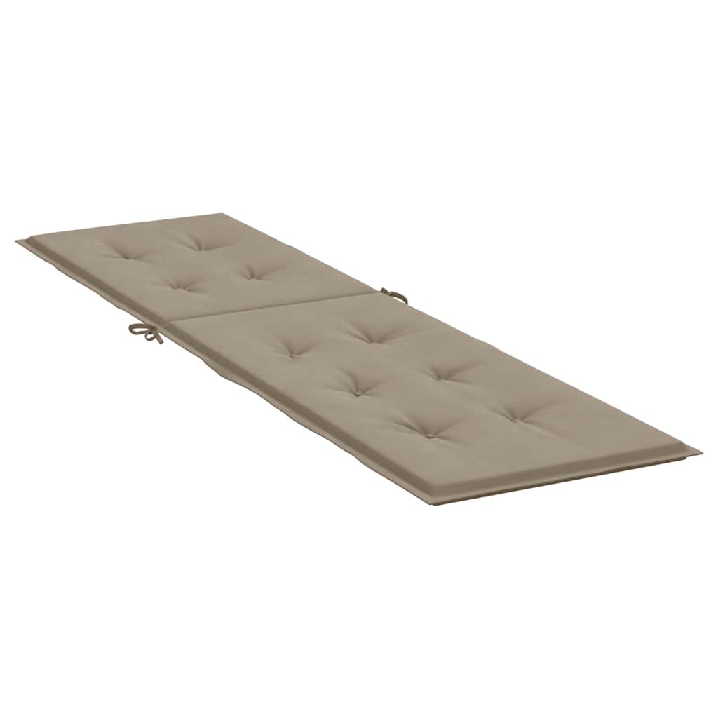 vidaXL Μαξιλάρι Σεζλόνγκ Taupe (75+105) x 50 x 4 εκ.