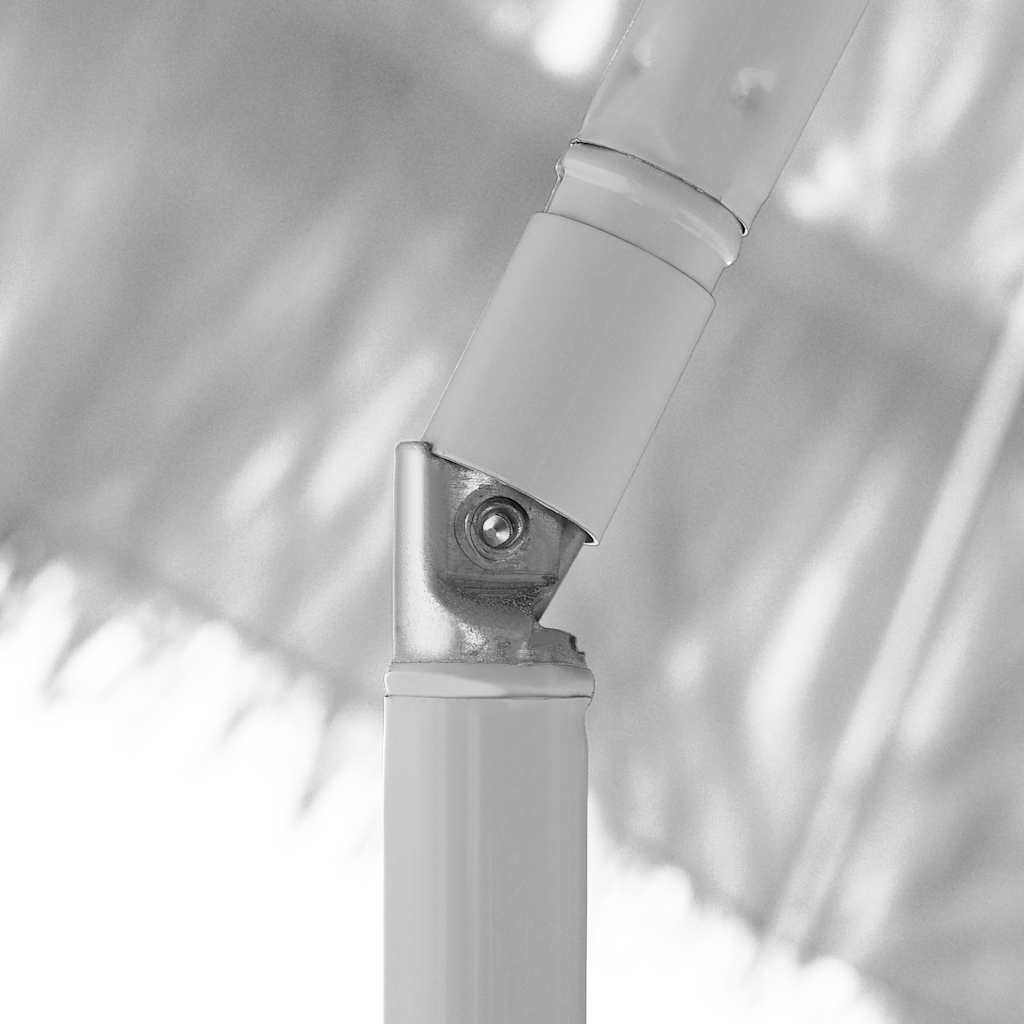 vidaXL Ομπρέλα Θαλάσσης Hawaii Λευκή 240 εκ.