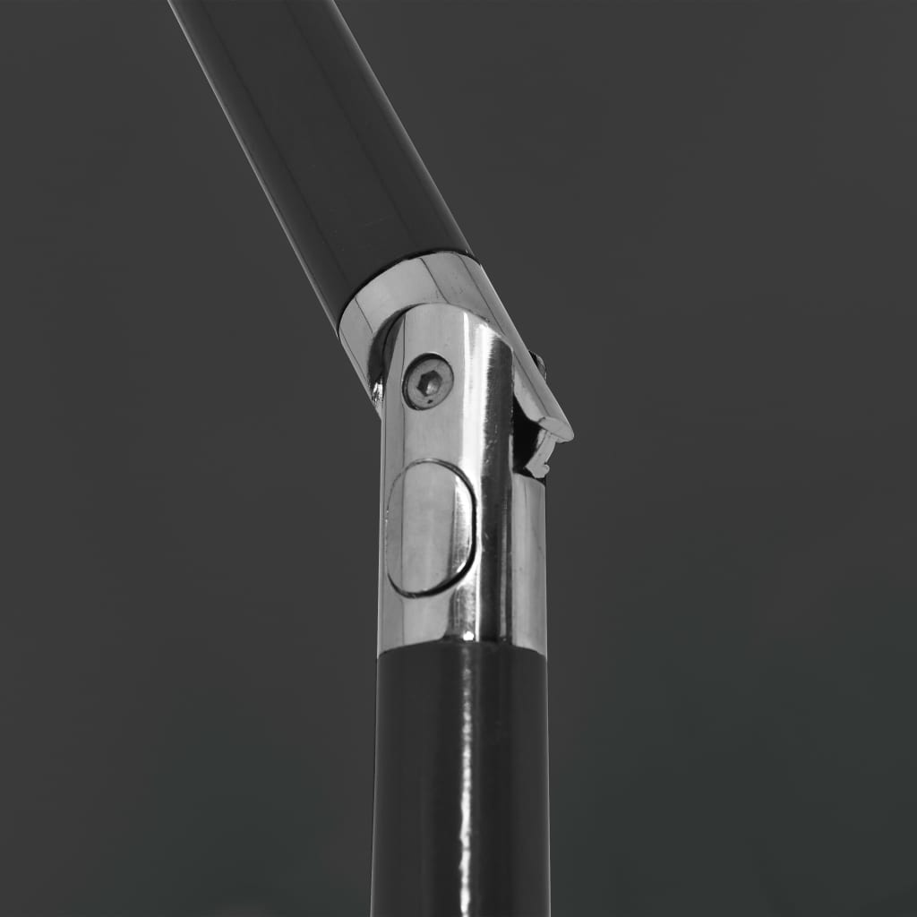 vidaXL Ομπρέλα Θαλάσσης Ανθρακί 200 x 125 εκ.