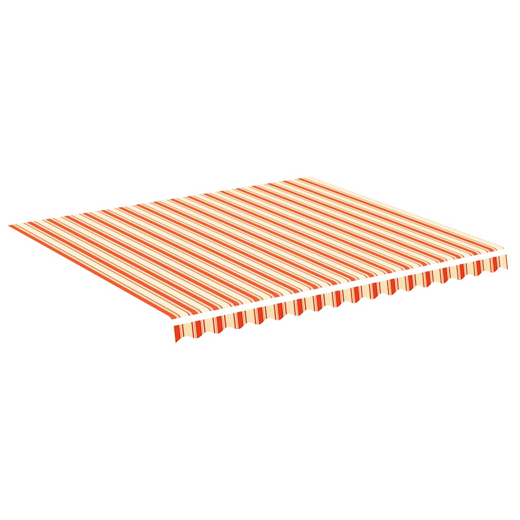 vidaXL Ανταλλακτικό Ύφασμα Τέντας Κίτρινο και Πορτοκαλί 400x350 εκ. Πολυεστέρας