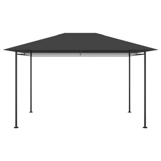 vidaXL Κιόσκι Ανθρακί 384x281x270 εκ. 180 γρ./μ²