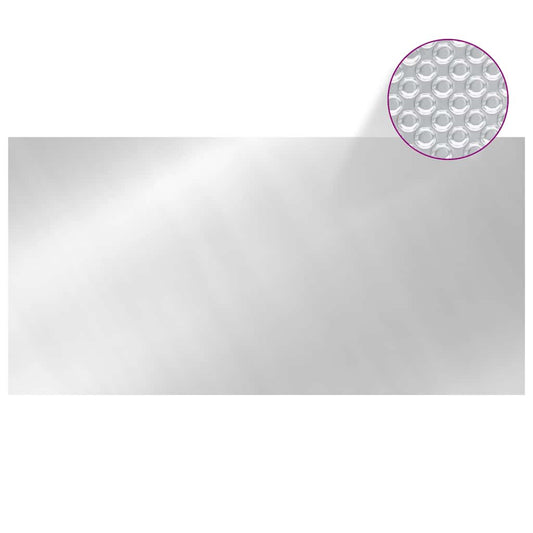vidaXL Κάλυμμα Πισίνας Ασημί 549 x 274 εκ. από Πολυαιθυλένιο