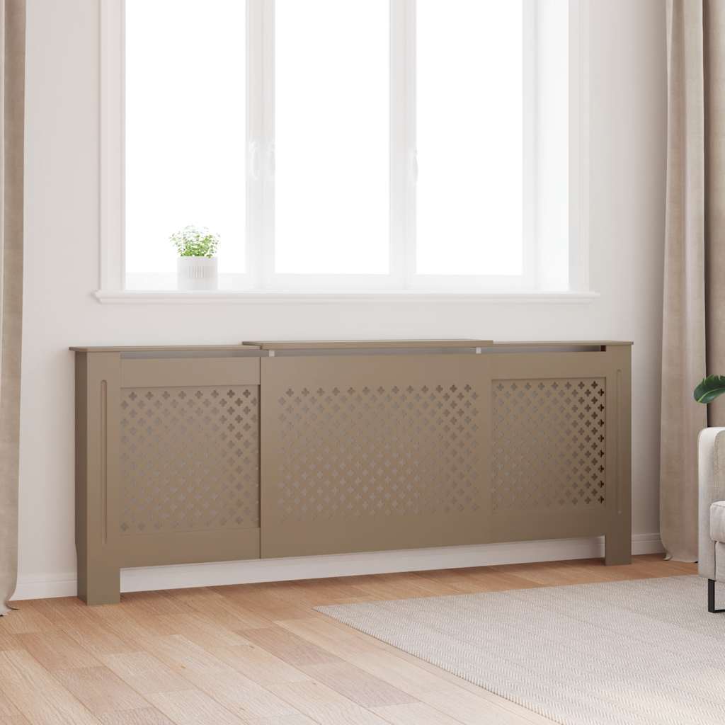 vidaXL Κάλυμμα Καλοριφέρ 205 εκ. από MDF