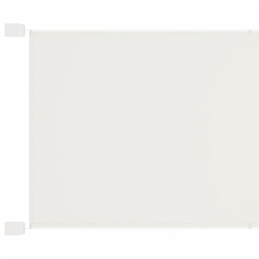 vidaXL Τέντα Κάθετη Λευκή 60 x 1000 εκ. από Ύφασμα Oxford