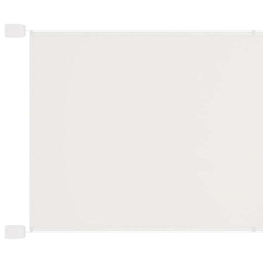 vidaXL Τέντα Κάθετη Λευκή 60 x 1200 εκ. από Ύφασμα Oxford