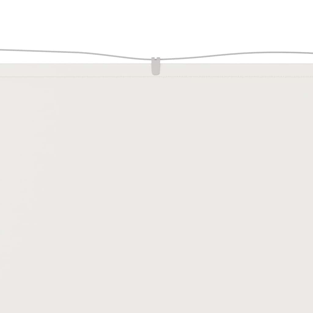 vidaXL Τέντα Κάθετη Λευκή 180 x 800 εκ. από Ύφασμα Oxford