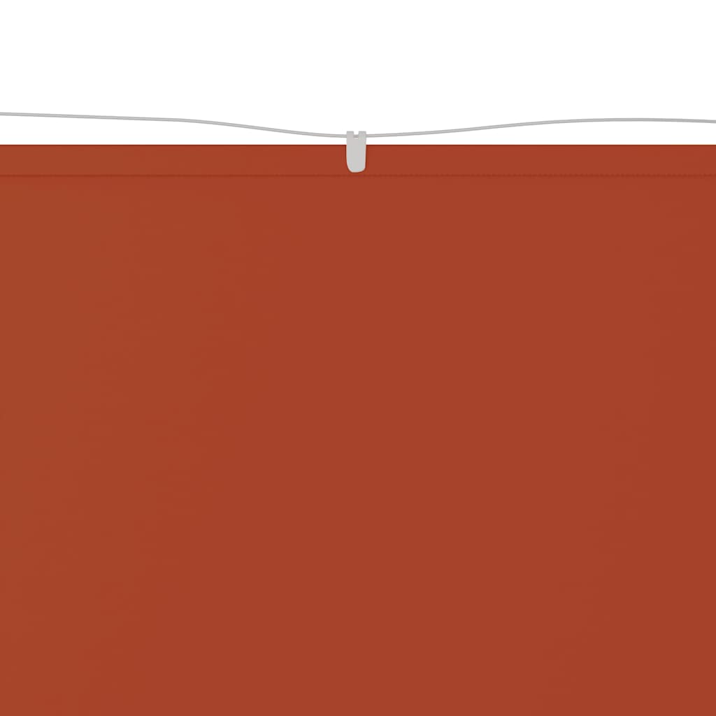 vidaXL Τέντα Κάθετη Τερακότα 140 x 600 εκ. από Ύφασμα Oxford