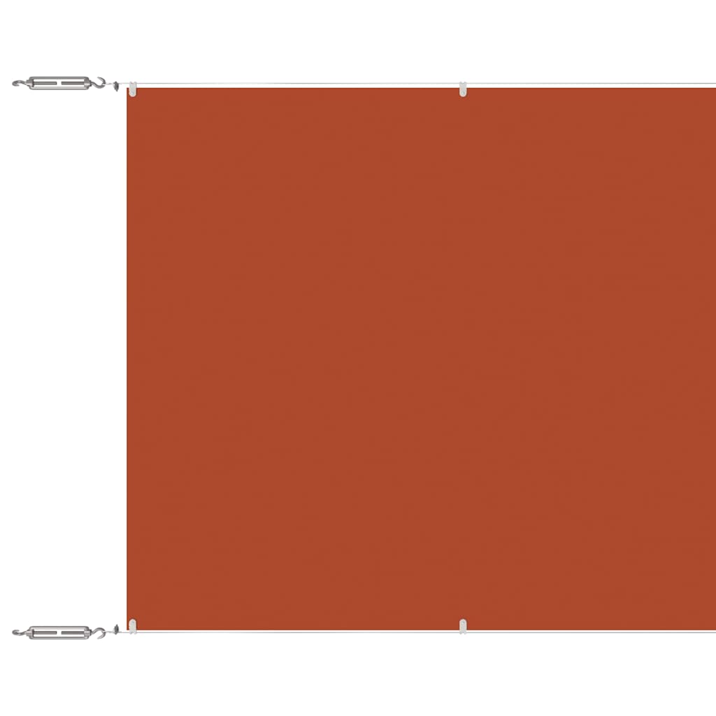 vidaXL Τέντα Κάθετη Τερακότα 140 x 800 εκ. από Ύφασμα Oxford