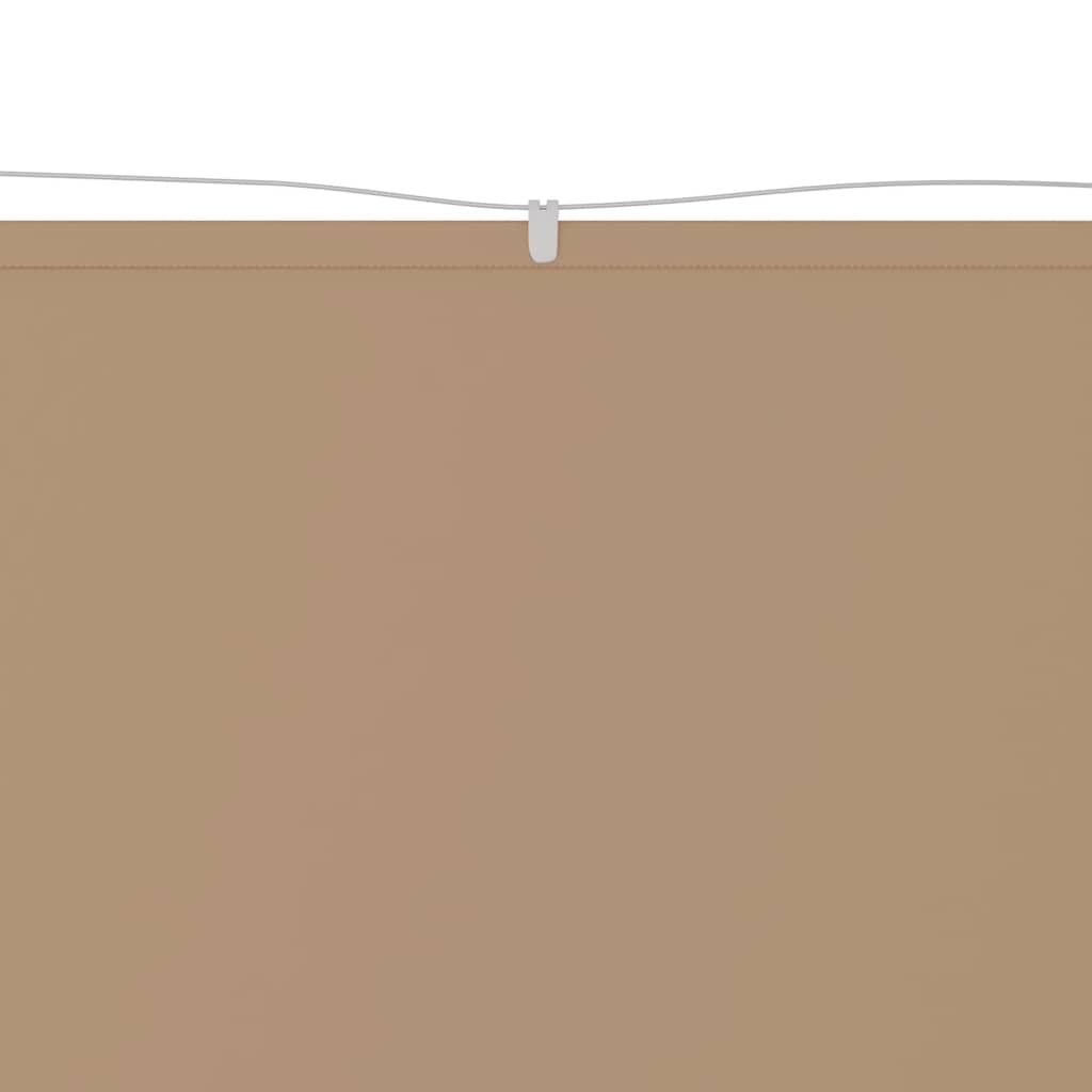vidaXL Τέντα Κάθετη Taupe 100 x 1000 εκ. από Ύφασμα Oxford
