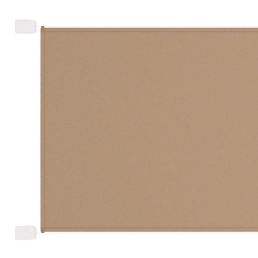 vidaXL Τέντα Κάθετη Taupe 140 x 420 εκ. από Ύφασμα Oxford