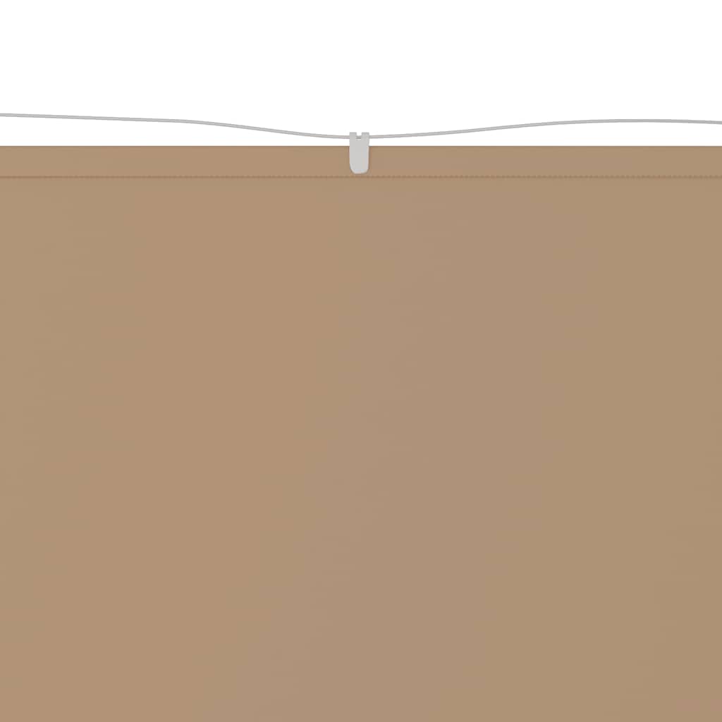 vidaXL Τέντα Κάθετη Taupe 180 x 1000 εκ. από Ύφασμα Oxford