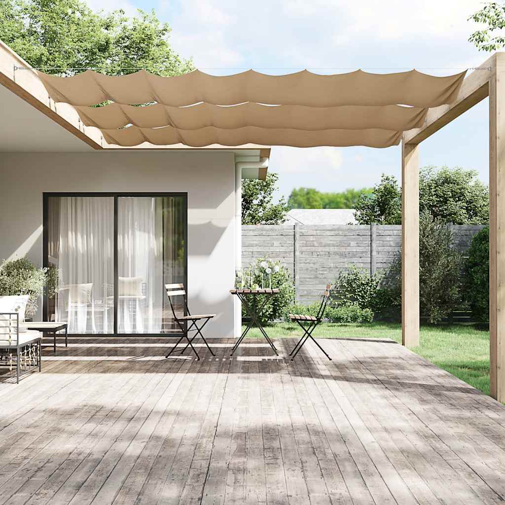 vidaXL Τέντα Κάθετη Taupe 180 x 1000 εκ. από Ύφασμα Oxford