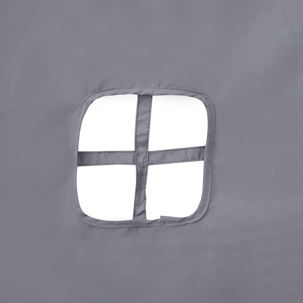 vidaXL Σκηνή Teepee Παιδική Γκρι 120x120x150 εκ. Peach Skin με Σάκο