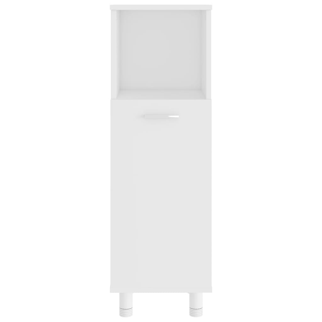 vidaXL Σετ Επίπλων Μπάνιου 3 Τεμαχίων Λευκό από Επεξ. Ξύλο