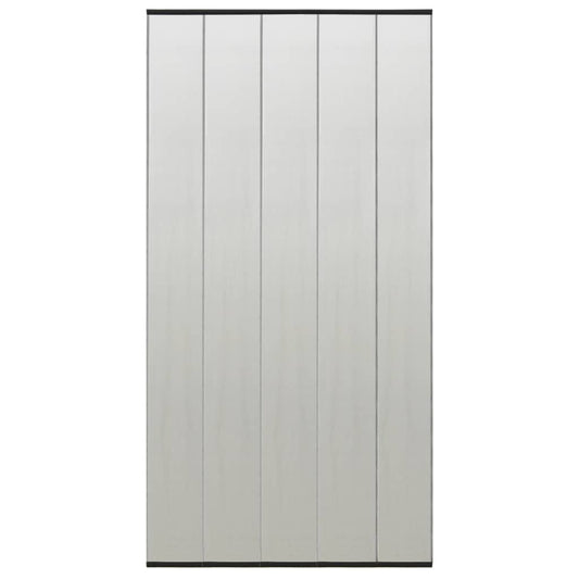 vidaXL Σήτα Πόρτας Κουρτίνα Μαύρη 100x220 εκ. από Πολυεστέρα