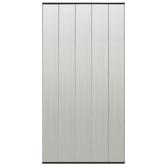 vidaXL Σήτα Πόρτας Κουρτίνα 5 Τεμαχίων Μαύρη 120 x 240 εκ.
